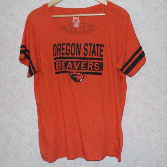 Pro Edge Tops - Proedge Oregon State Beavers Women's Short Sleeve Shirt Size 3XL (22-24)